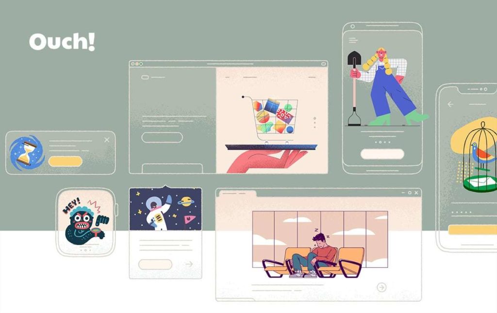 Ouch! – Illustrations vectorielles pour vos projets web 1 Ouch! – Illustrations vectorielles pour vos projets web 1